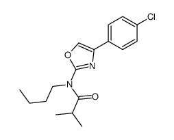 N-butyl-N-[4-(4-chlorophenyl)-1,3-oxazol-2-yl]-2-methylpropanamide Structure