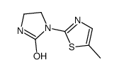 1-(5-methyl-1,3-thiazol-2-yl)imidazolidin-2-one结构式