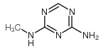 2-氨基-4-(甲基氨基)-1,3,5-三嗪结构式