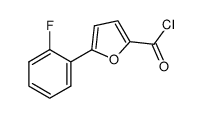 5-(2-氟苯基)呋喃-2-甲酰氯结构式