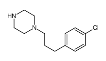 1-(3-(4-氯苯基)丙基)哌嗪结构式