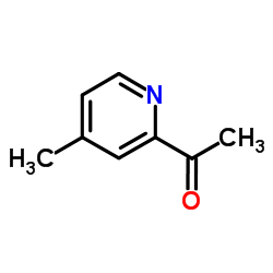 2-乙酰基-4-甲基吡啶结构式