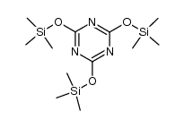 2,4,6-tris(trimethylsiloxy)-1,3,5-triazine结构式