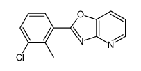 2-(3-Chloro-2-Methylphenyl)oxazolo[4,5-b]pyridine Structure