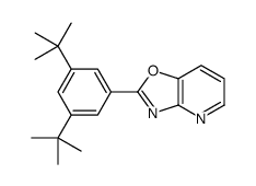 2-(3,5-Di-tert-Butylphenyl)oxazolo[4,5-b]pyridine Structure