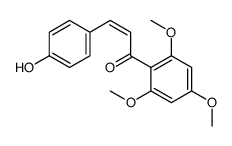 (E)-3-(4-Hydroxyphenyl)-1-(2,4,6-trimethoxyphenyl)prop-2-en-1-one Structure