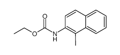 1-Methyl-2-aethoxycarbamoylnaphthalin结构式