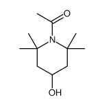 1-(4-hydroxy-2,2,6,6-tetramethylpiperidin-1-yl)ethanone Structure