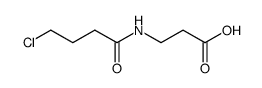 N-(4-Chlorbutyryl)-β-alanin结构式