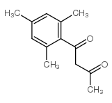 1-(2-均三甲苯)-1,3-丁烷二酮结构式