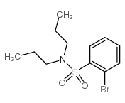 2-溴-N,N-二丙基苯磺酰胺结构式