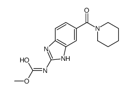 [5-[(Piperidin-1-yl)carbonyl]-1H-benzimidazol-2-yl]carbamic acid methyl ester Structure