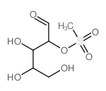 D-Arabinose,2-methanesulfonate Structure