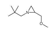 Aziridine, 1-(2,2-dimethylpropyl)-2-(methoxymethyl)- (9CI) Structure