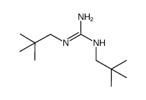 N,N'-bis(2,2-dimethylpropyl)guanidine结构式