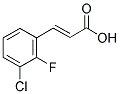 3-CHLORO-2-FLUOROCINNAMIC ACID structure