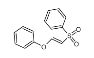 trans-1-Phenylsulfonyl-2-phenyloxyethene Structure