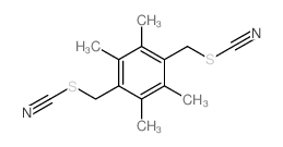 1,2,4,5-tetramethyl-3,6-bis(thiocyanatomethyl)benzene结构式