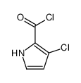 3-氯-1H-吡咯-2-羰酰氯结构式