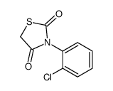 3-(2-Chlorophenyl)-1,3-thiazolidine-2,4-dione Structure