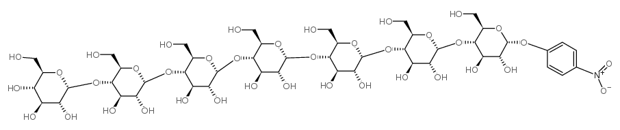 4-硝基苯基aD-麦芽七糖苷结构式