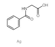 2-benzamidoacetic acid Structure