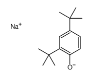 sodium 2,4-di-tert-butylphenolate Structure