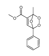 5-methoxycarbonyl-4-methyl-1-phenyl-2,3,7-trioxabicyclo[2.2.1]hept-5-ene结构式