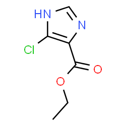 5-氯-1H-咪唑-4-羧酸乙酯结构式