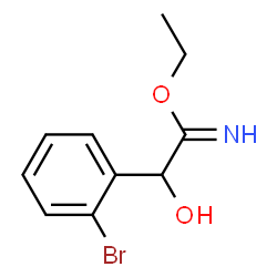 Benzeneethanimidic acid,2-bromo--alpha--hydroxy-,ethyl ester (9CI)结构式