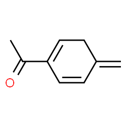 Ethanone, 1-(4-methylene-1,5-cyclohexadien-1-yl)- (9CI) Structure