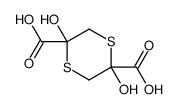 2,5-dihydroxy-1,4-dithiane-2,5-dicarboxylic acid结构式