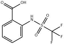 2-(三氟甲磺酰氨基)苯甲酸结构式
