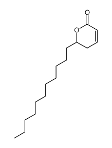 (6RS)-6-undecyl-5,6-dihydro-2-pyranone结构式