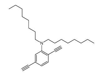2,5-diethynyl-N,N-dioctylaniline结构式