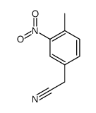 2-(4-methyl-3-nitrophenyl)acetonitrile结构式