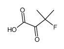 3-fluoro-2-keto-3-methybutanoic acid Structure