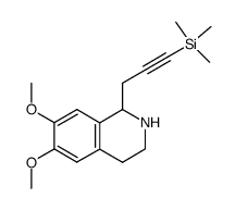 6,7-dimethoxy-1-(3-trimethylsilylprop-2-ynyl)-1,2,3,4-tetrahydroisoquinoline Structure