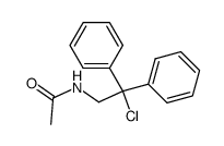 N-(2-chloro-2,2-diphenyl-ethyl)-acetamide结构式