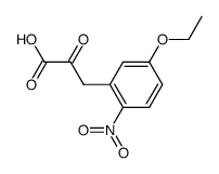 (5-ethoxy-2-nitro-phenyl)-pyruvic acid结构式