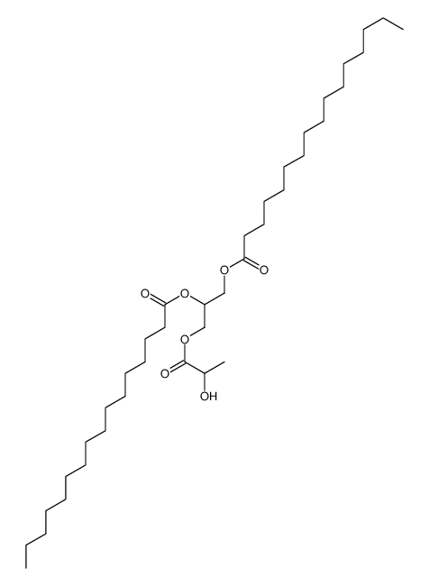 [2-hexadecanoyloxy-3-(2-hydroxypropanoyloxy)propyl] hexadecanoate结构式