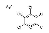silver,1,2,3,4,5-pentachlorobenzene-6-ide结构式