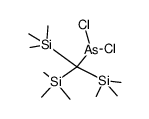 (tris-trimethylsilyl)methyl-dichlorarsan Structure