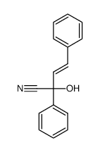 (±)-2-hydroxy-2,4-diphenyl-3-butenenitrile Structure