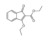 ethyl 3-ethoxy-1-oxo-1H-indene-2-carboxylate Structure