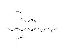 2,5-bis(methoxymethoxy)benzaldehyde diethylacetal结构式