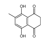 5,8-dihydroxy-6-methyl-2,3-dihydronaphthalene-1,4-dione结构式