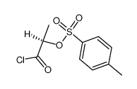 (2R)-2-(4-toluenesulfonyloxy)propionyl chloride Structure