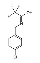 Acetamide, N-[(4-chlorophenyl)methyl]-2,2,2-trifluoro Structure