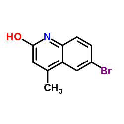 6-Bromo-4-methyl-2-quinolinol structure